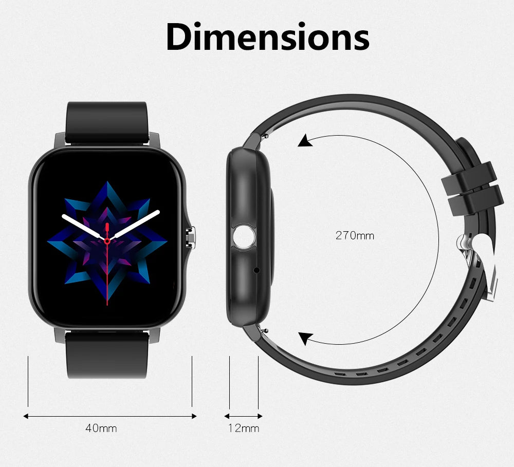 Smart Watch Full Touch – Bluetooth Call & Fitness Tracker