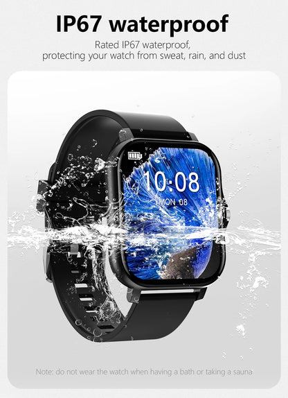 Smart Watch Full Touch – Bluetooth Call & Fitness Tracker