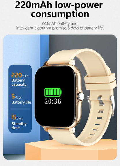 Smart Watch Full Touch – Bluetooth Call & Fitness Tracker