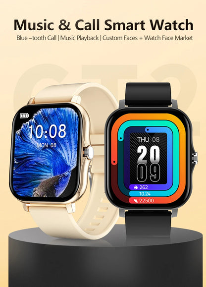 Smart Watch Full Touch – Bluetooth Call & Fitness Tracker 