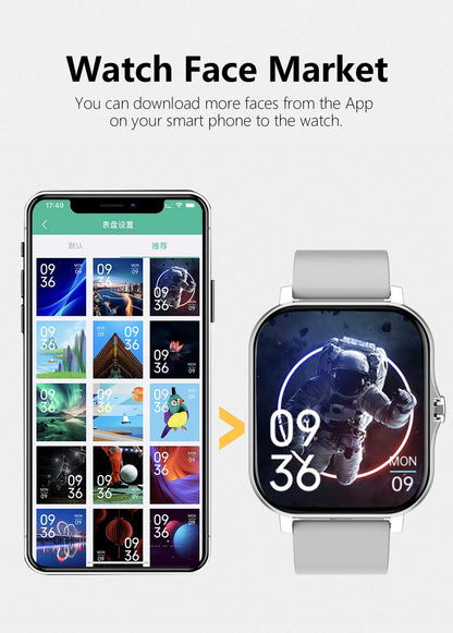 Smart Watch Full Touch – Bluetooth Call & Fitness Tracker
