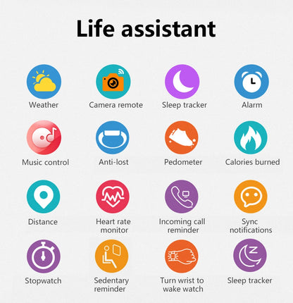 Smart Watch Full Touch – Bluetooth Call & Fitness Tracker