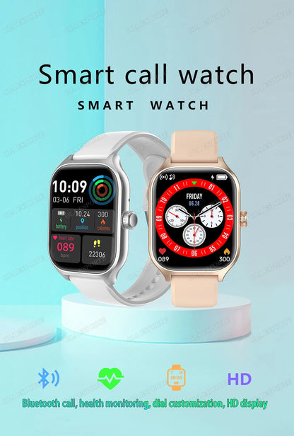 Smart Watch 2.01” HD Display – Bluetooth Call 