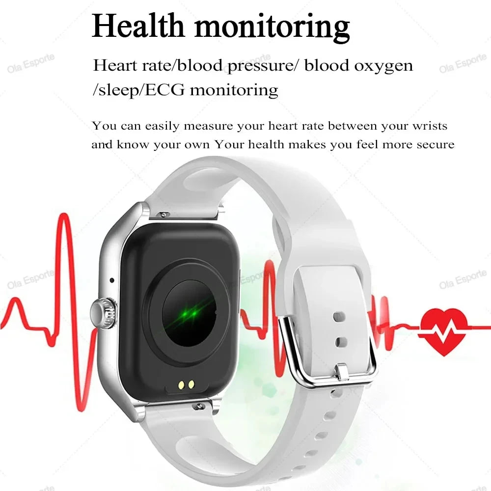 Smart Watch 1.83” HD Display – Bluetooth Call Fitness 