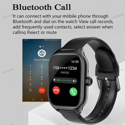 Smart Watch 1.83” HD Display – Bluetooth Call Fitness 