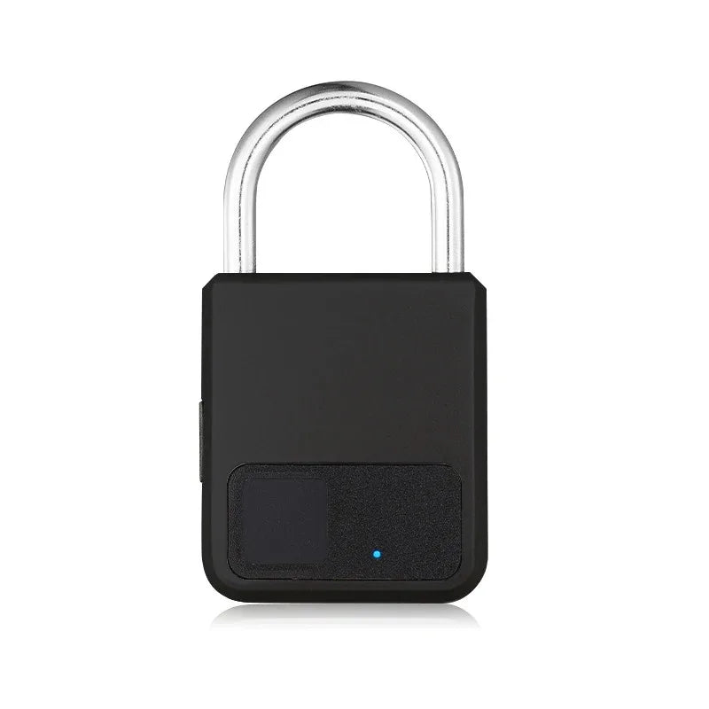 Fingerprint Padlock Waterproof Smart Keyless Security Locker Fingerprint Lock Anti-Theft USB Charge For Bike Gym Locker Luggage