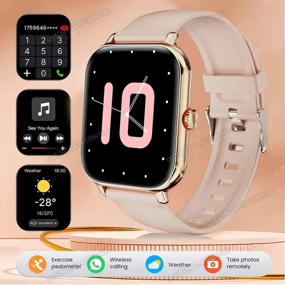 Smart Watch 2.01” HD Display – Bluetooth Call Fitness Smartwatch