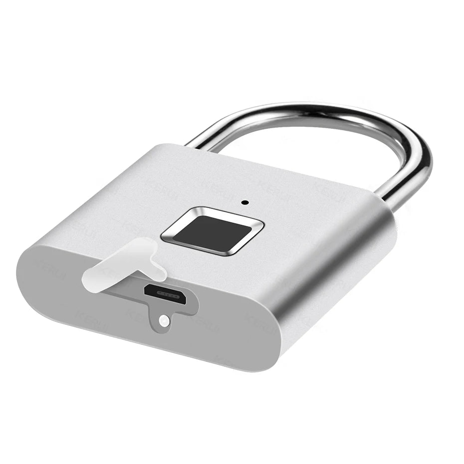 Fingerprint Padlock – USB Rechargeable Waterproof