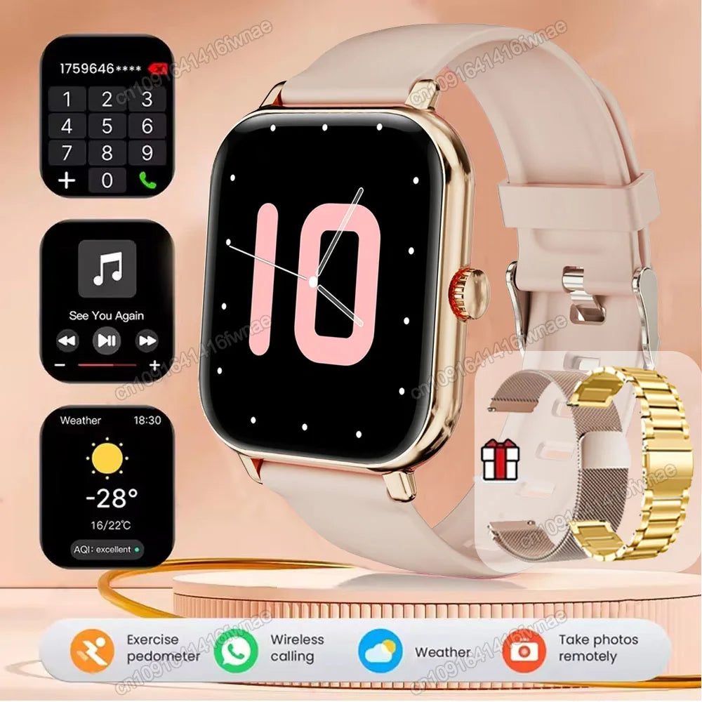 Smart Watch 2.01” HD Display – Bluetooth Call Fitness Smartwatch