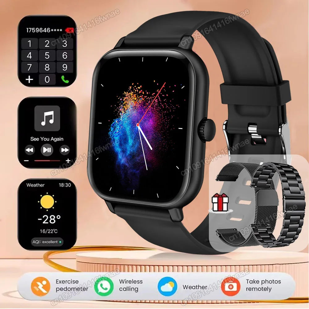 Smart Watch 2.01” HD Display – Bluetooth Call Fitness Smartwatch
