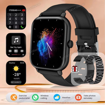 Smart Watch 2.01” HD Display – Bluetooth Call Fitness Smartwatch