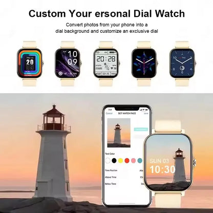 Smart Watch Full Touch – Bluetooth Call & Fitness Tracker 