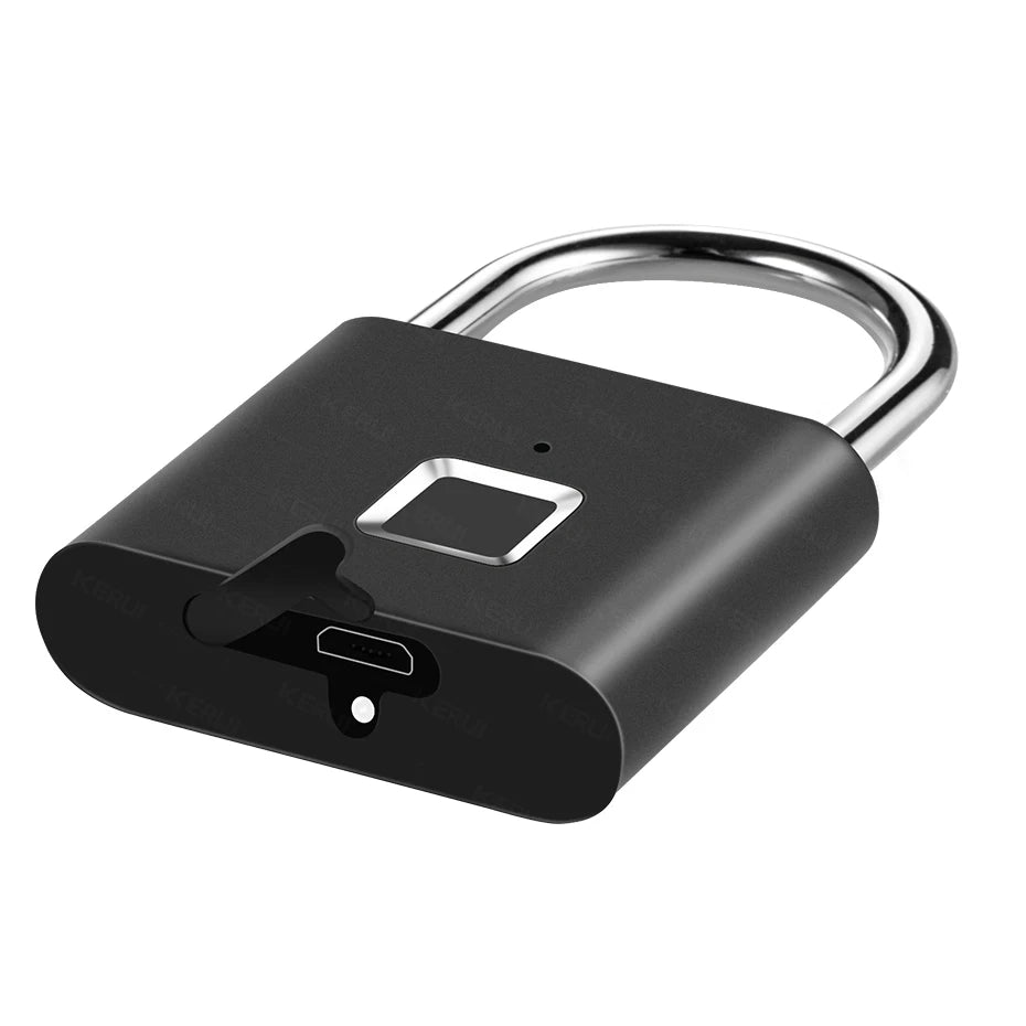 Fingerprint Padlock – USB Rechargeable Waterproof