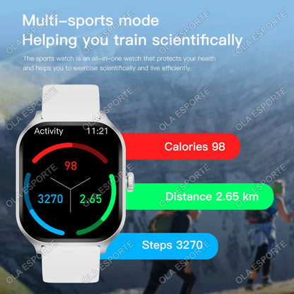 Smart Watch 2.01” HD Display – Bluetooth Call 