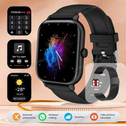 Smart Watch 2.01” HD Display – Bluetooth Call Fitness Smartwatch