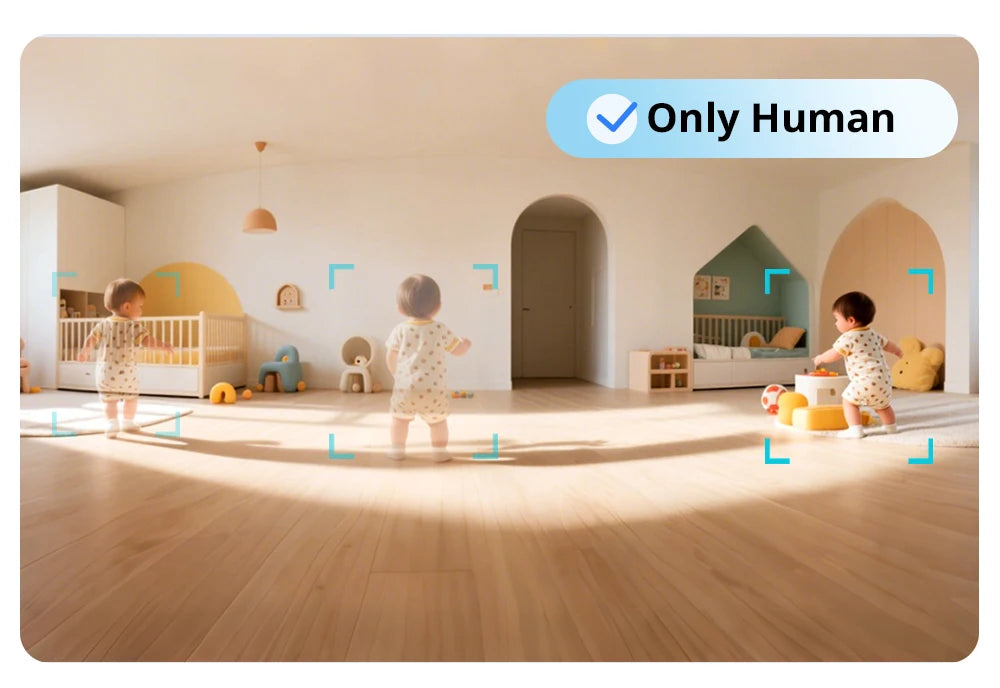SONOFF CAM PT2 Smart Home Security Camera Smart Night Vision 360° Panoramic View Remote HD Monitoring with Real-Time Interaction