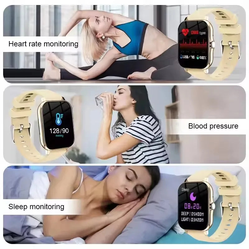 Smart Watch Full Touch – Bluetooth Call & Fitness Tracker 