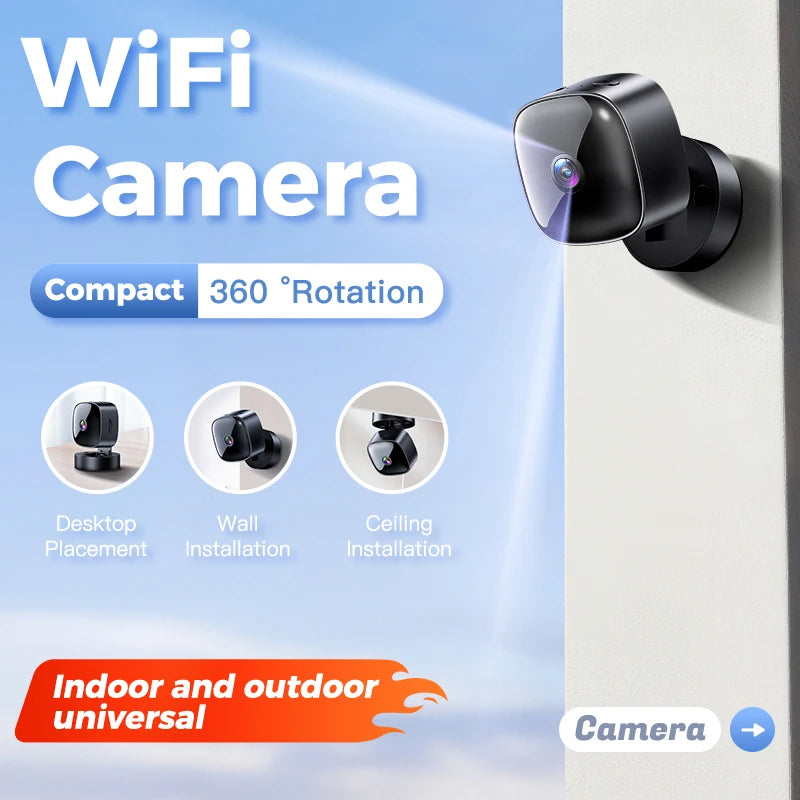 Security Camera 4K Wireless WiFi Monitoring Security Protection Remote High-definition Night Vision Infrared Surveillance
