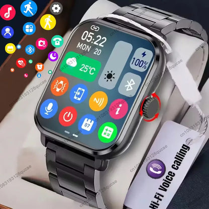 Smart Watch 2.01” HD Display – Bluetooth Call 