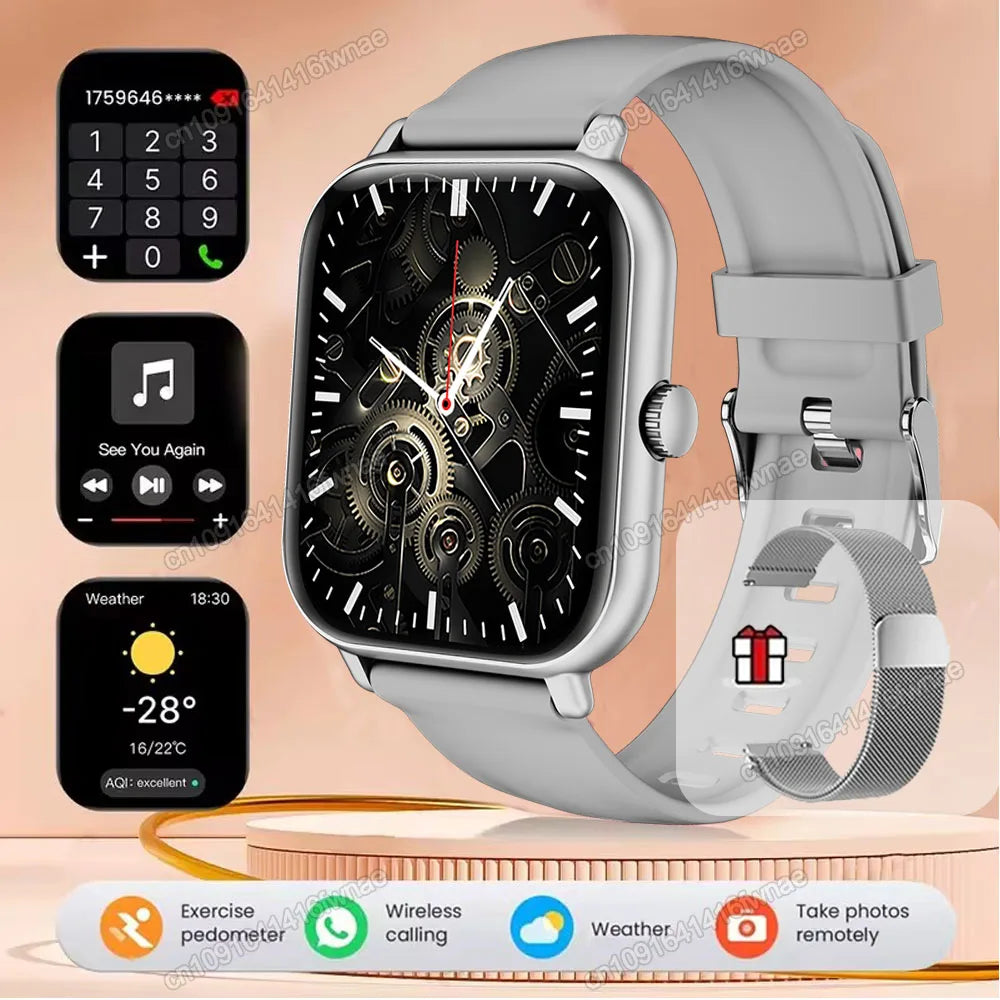 Smart Watch 2.01” HD Display – Bluetooth Call Fitness Smartwatch