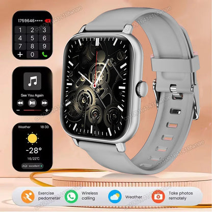 Smart Watch 2.01” HD Display – Bluetooth Call Fitness Smartwatch