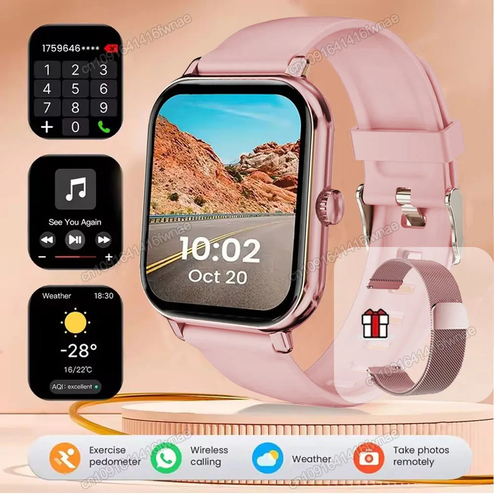 Smart Watch 2.01” HD Display – Bluetooth Call Fitness Smartwatch