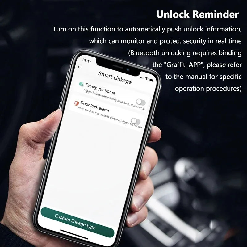 Fingerprint Padlock Waterproof Smart Keyless Security Locker Fingerprint Lock Anti-Theft USB Charge For Bike Gym Locker Luggage