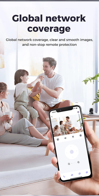Security Camera 4K Wireless WiFi Monitoring Security Protection Remote High-definition Night Vision Infrared Surveillance