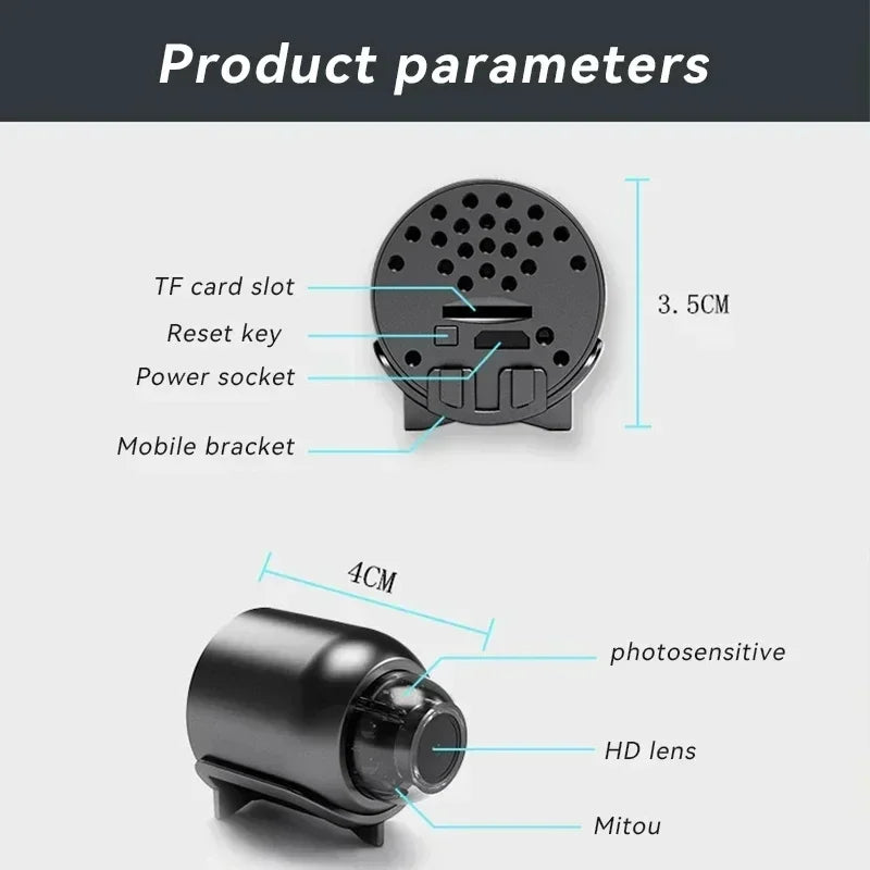 1080P Mini Camera Wireless Surveillance Security Video Cam Night Vision Motion Detect Camcorder Mini Cam Monitor Smart Home NEW