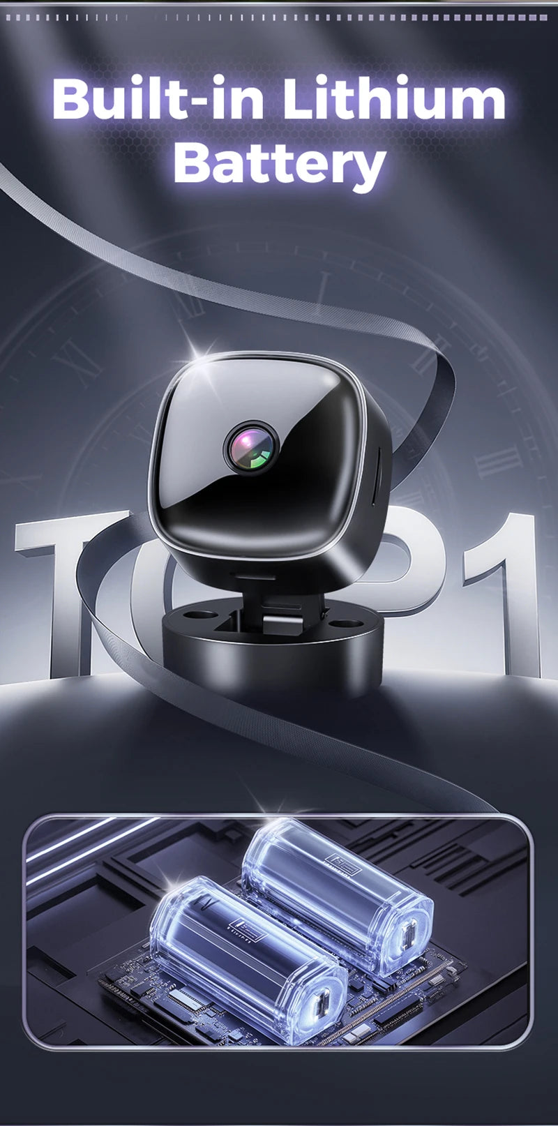 Security Camera 4K Wireless WiFi Monitoring Security Protection Remote High-definition Night Vision Infrared Surveillance
