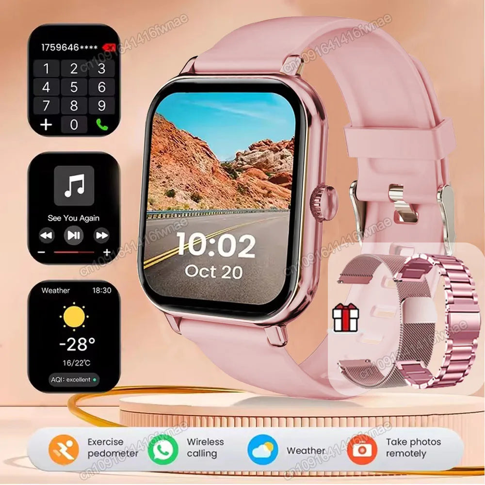 Smart Watch 2.01” HD Display – Bluetooth Call Fitness Smartwatch